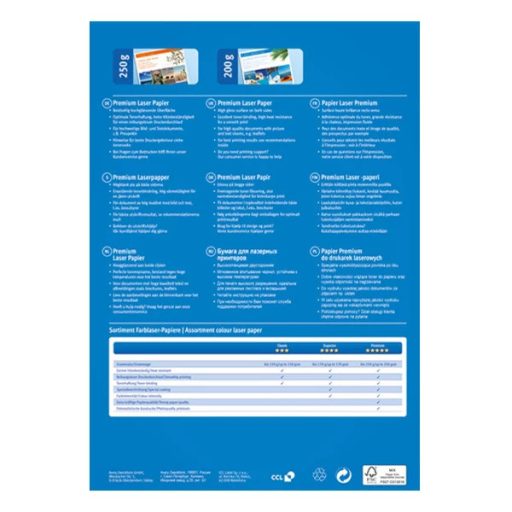 Fotópapír AVERY 2798 A/4 lézer fényes 200 gr 100 íves