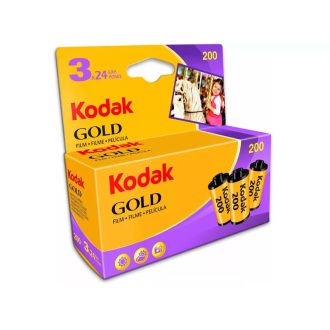 Kodak Gold GB 200 135-24x3 színes negatív filmcsomag