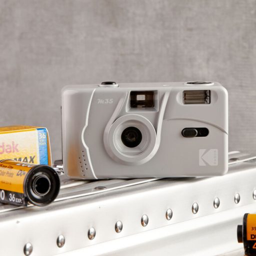 Kodak M35 analóg filmes fényképezőgép, szürke, 35 mm filmhez