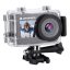 Agfaphoto Realimove AC7000BK akciókamera, 2,7K, 120°, wifi, 30m-ig vízálló tok, dupla kijelző