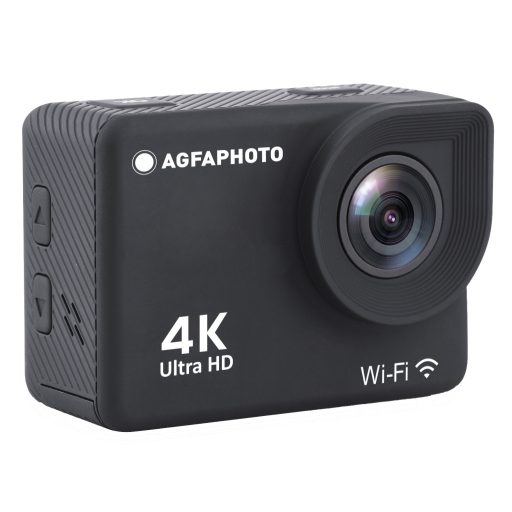 Agfaphoto Realimove AC9000BK akciókamera, 4K, 170°, wifi, 30m-ig vízálló tok