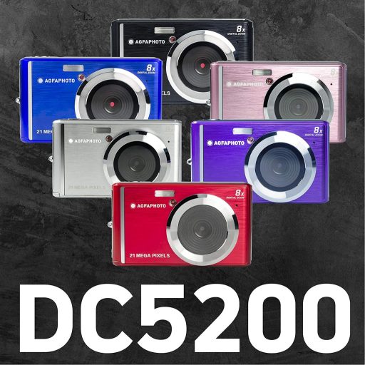 Agfa DC5200 kompakt digitális fényképezőgép, lila