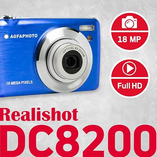 Agfa DC8200 kompakt digitális fényképezőgép, kék