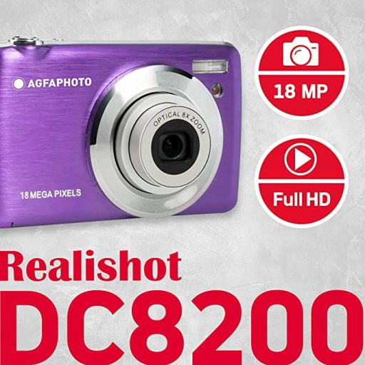 Agfa DC8200 kompakt digitális fényképezőgép, lila