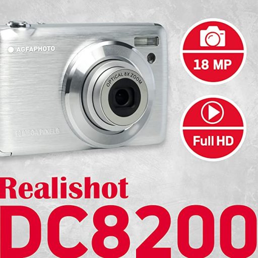Agfa DC8200 kompakt digitális fényképezőgép, ezüst