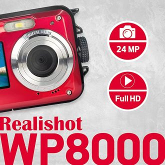   Agfa WP8000 vízálló kompakt digitális fényképezőgép, piros