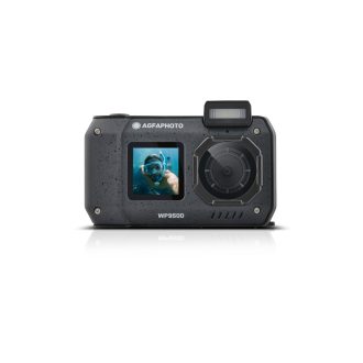   Agfaphoto Realishot WP9500 vízálló digitális fényképezőgép, dupla kijelző, fekete