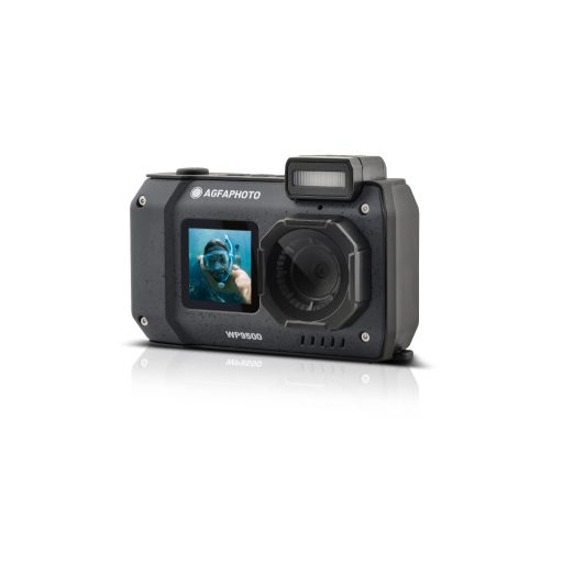 Agfaphoto Realishot WP9500 vízálló digitális fényképezőgép, dupla kijelző, fekete