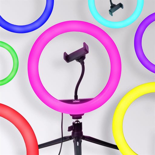 Dörr VL-26 RGB Vlogging szett, körlámpa, állvánnyal