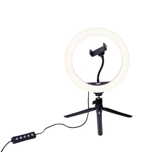 Dörr VL-26 RGB Vlogging szett, körlámpa, állvánnyal