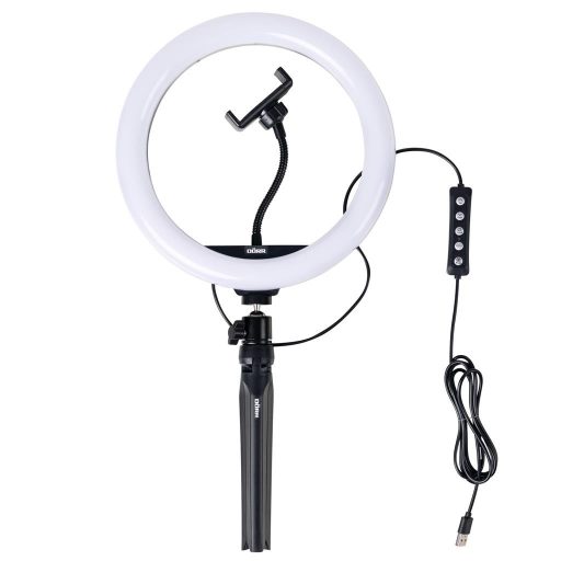 Dörr VL-26 RGB Vlogging szett, körlámpa, állvánnyal