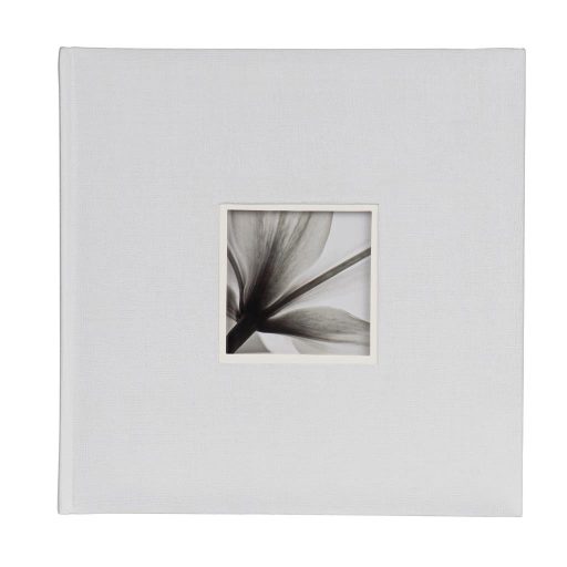 Dörr fotóalbum, ablakos, beragasztós, 34x34cm fehér