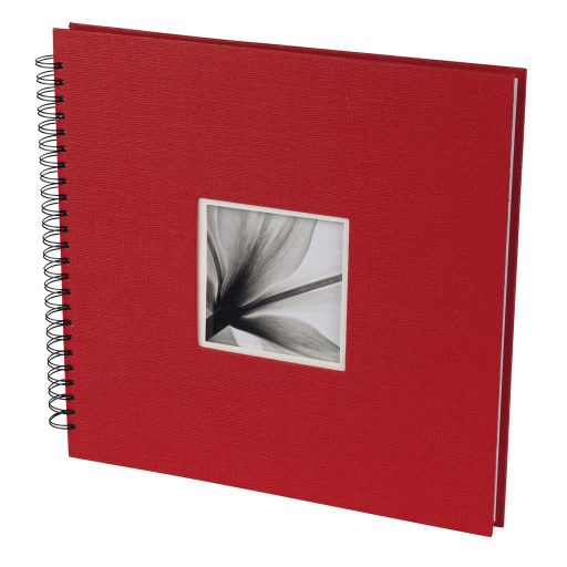 Dörr fotóalbum, spirálos 34x34cm, piros