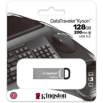 Kingston DataTraveler Kyson 128GB pendrive USB 3.2 ezüst