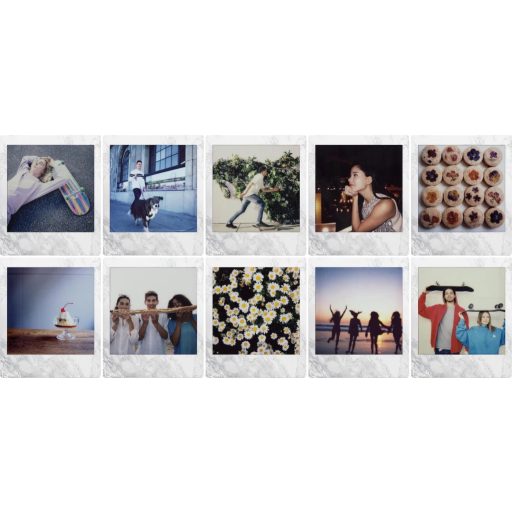 Fujifilm Instax SQUARE film White Marble keret 10 lap