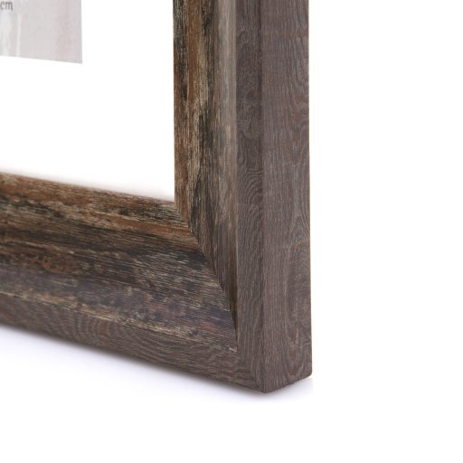 Kenro Bergamo Rustic Brown multi képkeret, 2 db 10x15, faerezet hatás, barna