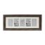 Kenro Bergamo Rustic Brown multi képkeret, 5 db 10x15, faerezet hatás, barna