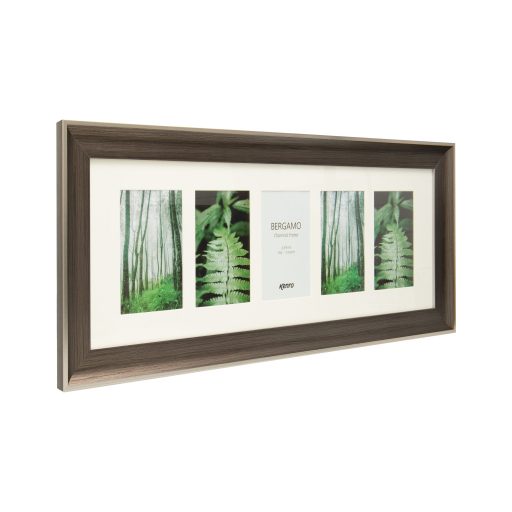Kenro Bergamo Charcoal multi képkeret, 5 db 10x15