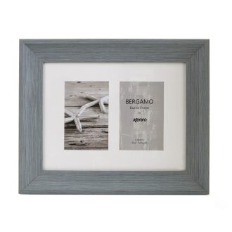 Kenro Bergamo Grey multi képkeret, 2 db 10x15