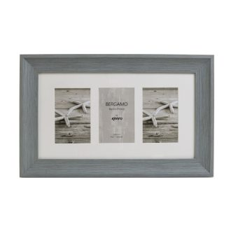 Kenro Bergamo Grey multi képkeret, 3 db 10x15
