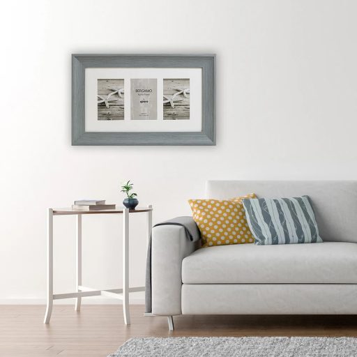 Kenro Bergamo Grey multi képkeret, 3 db 10x15