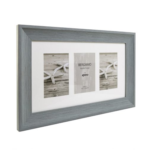 Kenro Bergamo Grey multi képkeret, 3 db 10x15