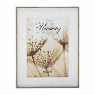   Kenro Harmony Classic képkeret, 15x20cm, faerezet hatás, törtfehér natúr