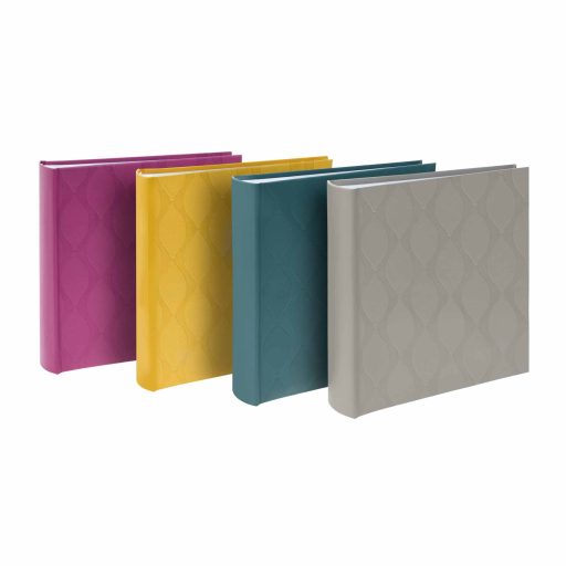 Kenro Inca Design fotóalbum, memo, 200 db 10x15, dombornyomott mintájú borító, zöld