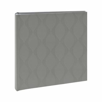   Kenro Inca Design fotóalbum, memo, 200 db 10x15, dombornyomott mintájú borító, szürke