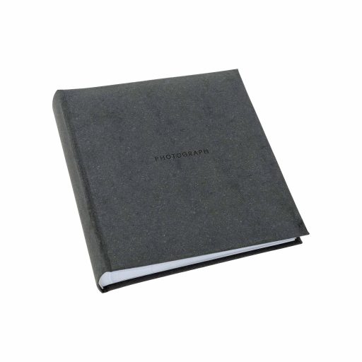Kenro Signature fotóalbum, memo, 200db 10x15, újrahasznosított bőr, szürke