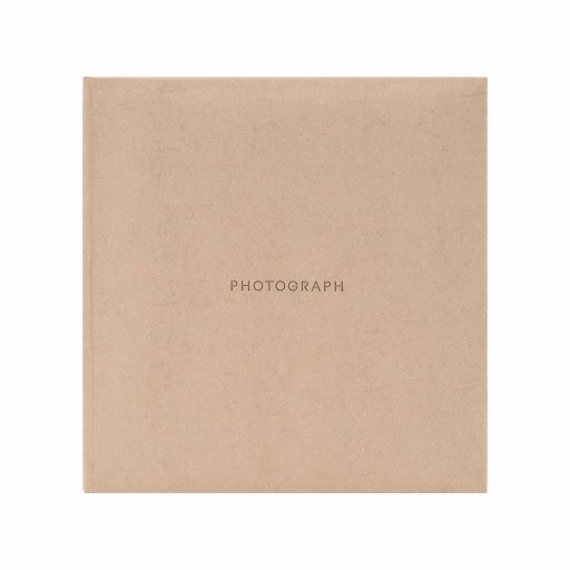 Kenro Signature fotóalbum, memo, 200db 10x15, újrahasznosított bőr, homok szín