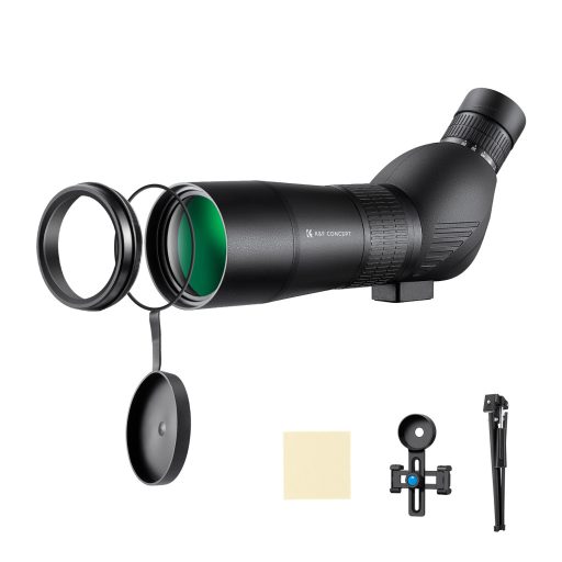 K&F Concept 20-60X60 BAK4 45 fokos spektív telefonadapterrel, állvánnyal és hordtáskával
