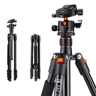   K&F Concept K234A1+BH-28L állvány, 156cm magasság, 10kg teherbírás