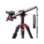 K&F Concept T254A4+BH-28L állvány + monopod, elforgatható középoszloppal, fekete-narancssárga