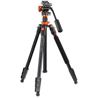   K&F Concept K234A7 állávny + FH-03 fluid videó állvány fej