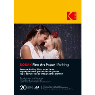 KODAK Fine Art fotópapír - Etching effect 210g, A4, 20 db