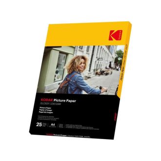   KODAK Picture fotópapír - High Gloss 230g, A4, 21x29,7cm, 25 db