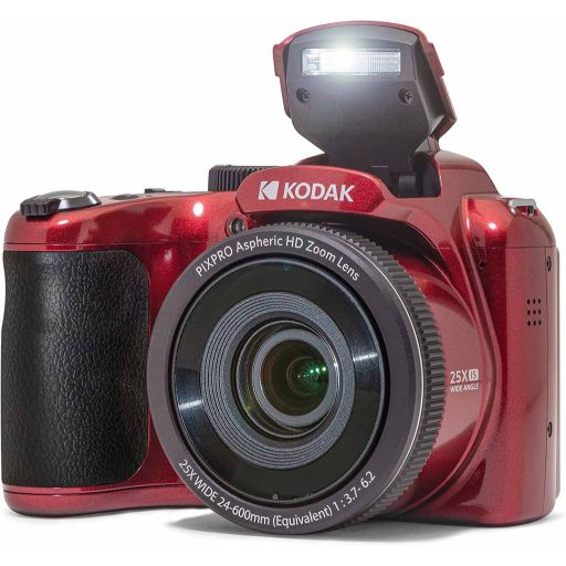 Kodak Pixpro AZ255 digitális fényképezőgép, piros