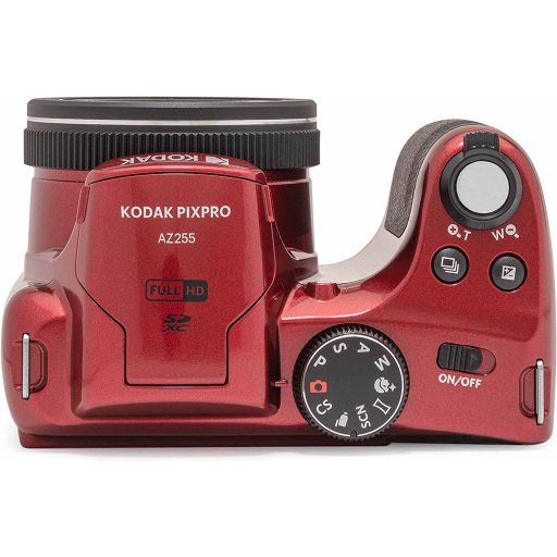 Kodak Pixpro AZ255 digitális fényképezőgép, piros