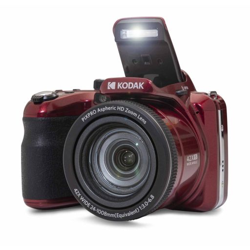Kodak Pixpro AZ425 digitális fényképezőgép, piros