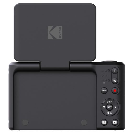Kodak Pixpro C1 kompakt digitális fényképezőgép, kihajtható kijelző, fekete
