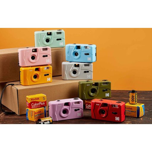 Kodak M35 analóg filmes fényképezőgép, mentazöld, 35 mm filmhez