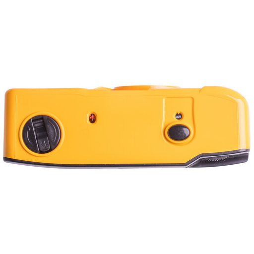Kodak M38 analóg filmes fényképezőgép, 35 mm filmhez, sárga