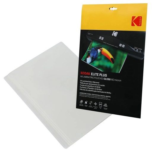 Kodak lamináló fólia (fényes) A4, 160 micron, 25 db