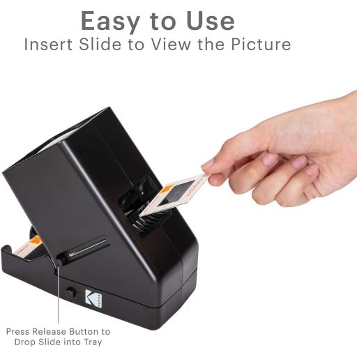 Kodak Slide Viewer, 35mm-es kisfilm és dianézegető, 3x-os nagyítás, led átvilágítás