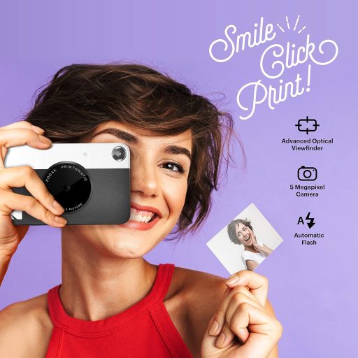 Kodak Printomatic instant fényképezőgép, Zink 2x3" papírméret, fekete