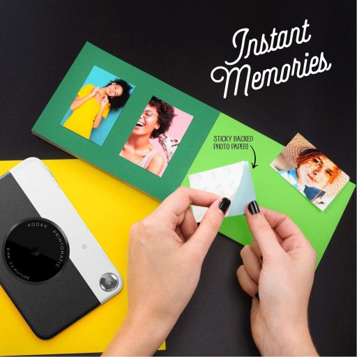 Kodak Printomatic instant fényképezőgép, Zink 2x3" papírméret, fekete