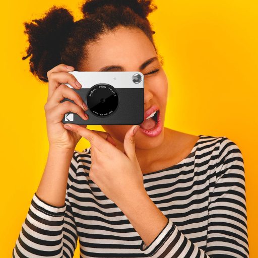 Kodak Printomatic instant fényképezőgép, Zink 2x3" papírméret, fekete