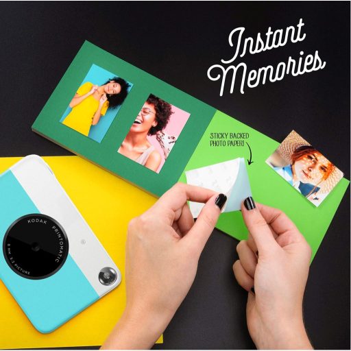 Kodak Printomatic instant fényképezőgép, Zink 2x3" papírméret, kék