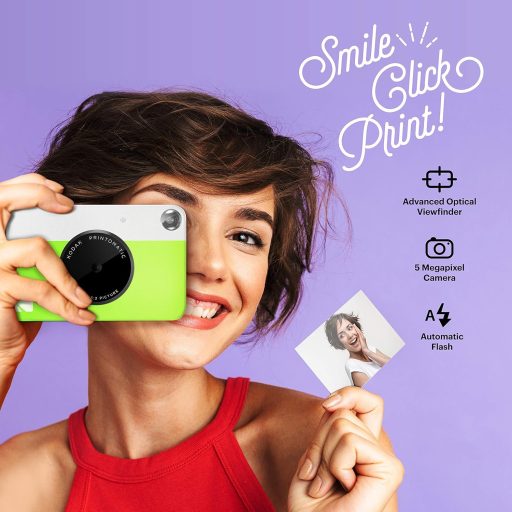 Kodak Printomatic instant fényképezőgép, Zink 2x3" papírméret, zöld